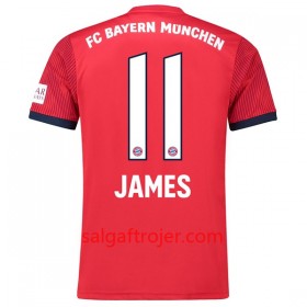 FC Bayern München Fodboldtrøjer James 11 Hjemmebanesæt 2018/19 Kort ærmer